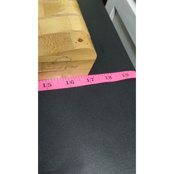 Abundant Chef Bamboo Wood Knife Storage Block - Picture 4 of 5